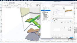 آموزش Archicad استفاده ابزار ترسیم راه پله آرشیکد
