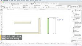 آموزش Archicad ویرایش المنت ها Editing elements