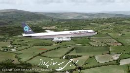 تصاویری حیرت انگیز پرواز بوئینگ 707 ساها