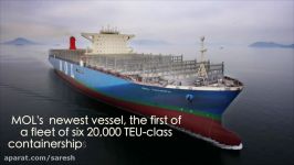 Worlds largest Container Ship 2017  MOL Triumph