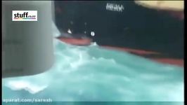 Container Ship Rena sinking  Dramatic Footage