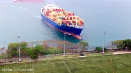 Disbelief as container ship heads straight to shore full version Hong Kong April 6 2014