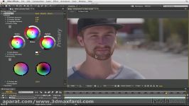 آموزش تکنیک های تنظیم رنگ ویدئو color grading افترافکت