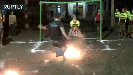 Indonesian Fireball Tradition of literally playing with fire