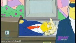 پیش بینی های کارتون سیمپسون ها مرگ ترامپ تا...