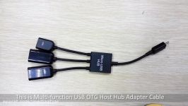 کابل OTG هاب USB بدون قابلیت شارژ