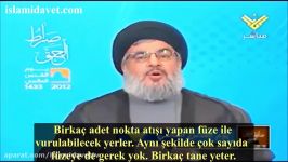 Hasan Nasrullah Ülkemize saldırırlarsa yüz binlerce Siyonistin hayatını cehenneme çeviririz