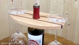 How to Make a Wine Display. Perfect for Craft Shows and Holiday Gifts