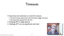 COURSERA STANFORD UNIVERSITY COMPUTER NETWORKS congestion rtt