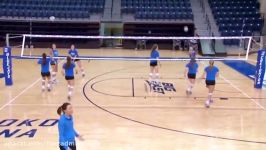 Work on Ball Control in Small Groups  Volleyball 2015 #47