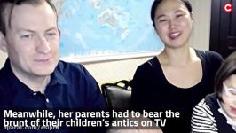 4 Year Old Daughter Of ‘BBC Dad’ Hailed As Future Ruler Of The World