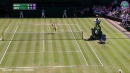 Johanna Konta v Donna Vekic highlights  Wimbledon 2017 second round