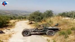 اختراع خودروی جنگی کوه پیما در سوریه + ویدئو اختراع خو