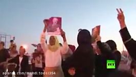 جشن وشادی مردم بنغازی.لیبی پس ازاد سازی کامل شهر از