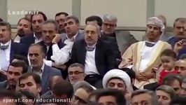 صحبت های حسن روحانی در حضور رهبر ایران بعد توهین های روز قدس مداحی عید فطر