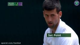 Novak Djokovic v Adam Pavlasek highlights  Wimbledon 2017 second round