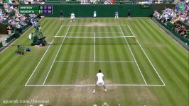 Grigor Dimitrov v Marcos Baghdatis highlights  Wimbledon 2017 second round