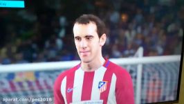 فیس بازیکان اتلتیکومادرید در pes2018