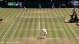 Gaël Monfils v Kyle Edmund highlights  Wimbledon 2017 second round