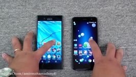 Sony Xperia XZ Premium vs HTC U11 Apss Speed Test