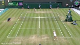 Angelique Kerber v Kirsten Flipkens highlights  Wimbledon 2017 second round