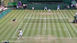 Roger Federer v Dusan Lajovic highlights  Wimbledon 2017 second round