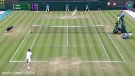 Dominic Thiem v Gilles Simon highlights  Wimbledon 2017 second round