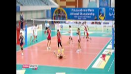 صحنه های دیدنی  Spectacular scenes volleyball Iran  Korea