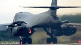 Most Powerful US Jet Bomber B 1 Lancer in Action