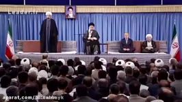 صحبت های جنجالی حسن روحانی در حضور خامنه ای ایران بعد توهین های روز قدس مداحی عید فطر