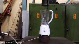 Can you crush blender or blend hydraulic press