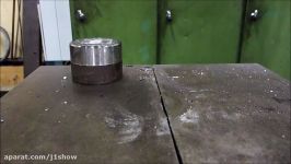 Can you fold paper more than 7 times with hydraulic press