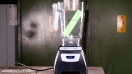 Will it blend or will it crush Blendtec blender vs. Hydraulic press