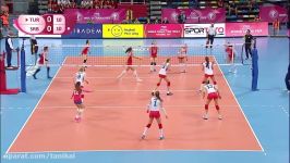 Turkey v Serbia highlights  FIVB World Grand Prix