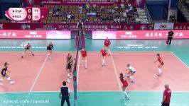 USA v Russia highlights  FIVB World Grand Prix