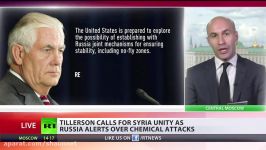 Tillerson calls for Syria unity no fly zone as Russia alerts over chemical attacks