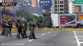 Street violence National Guard continues to clash with anti Maduro protesters