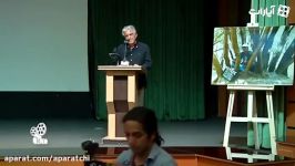 بزرگان سینمای ایران در مراسم سالمرگ عباس کیارستمی