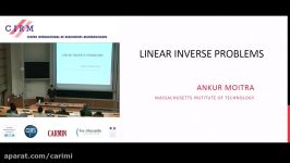 Ankur Moitra Linear Inverse Problems