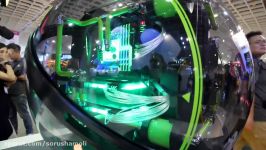 EPIC Custom Water Cooled Gaming PC Builds  In Win Booth Computex 2017
