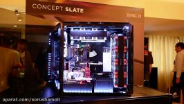 Corsairs Concept Slate  The Biggest PC Case in 2017  A PINK Corsair One  Sync it Software