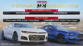 درگ شورولت كامارو ZL1 فورد موستانگ شلبى GT350R