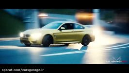 رانندگی دیوانه وار BMW M4 در خیابان های مسکو