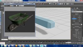 Tutorial on Modeling a wheel Barrow in 3dsmax.