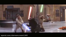 Phantom Menace  Obi Wan Qui Gon vs Darth Maul