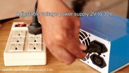 How to make adjustable voltage power supply 2V to 30V include USB Port 5V
