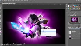 Tutorial Info Wallpaper Minecraft Speedart #130  AtmoArtworks