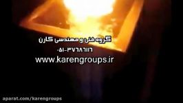 آبنمای آب آتش ویلای اقای محمدی www.karengroups.ir