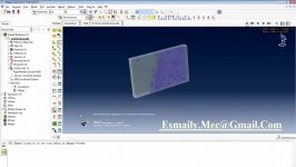 اسلاشینگ مخزن آب در آباکوس water sloshing in abaqus