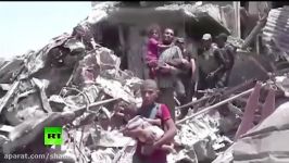 Touching footage of Iraqi soldiers rescuing children in embattled Mosul